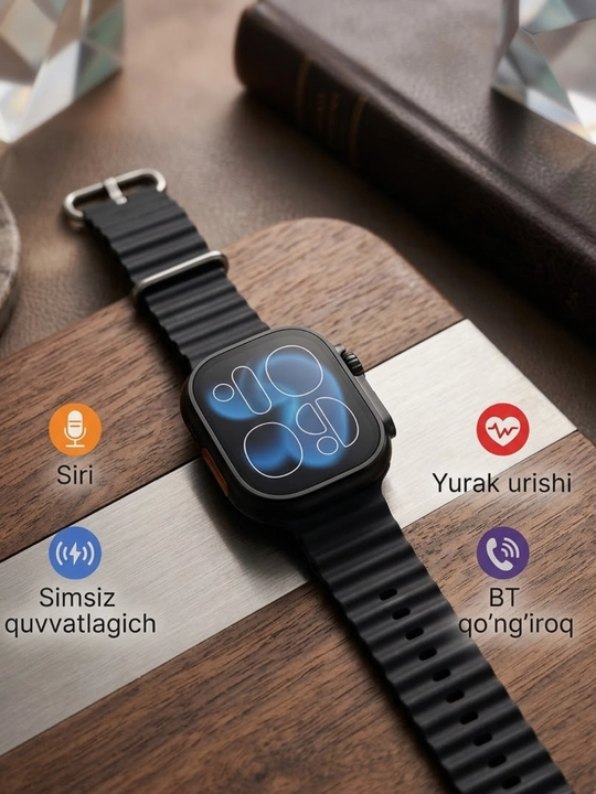 Smart Watch — AMOLED ekranli aqlli soat