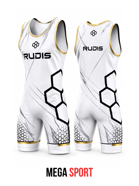 RUDIS erkaklar uchun professional kurash formasi, elastik sport singleti