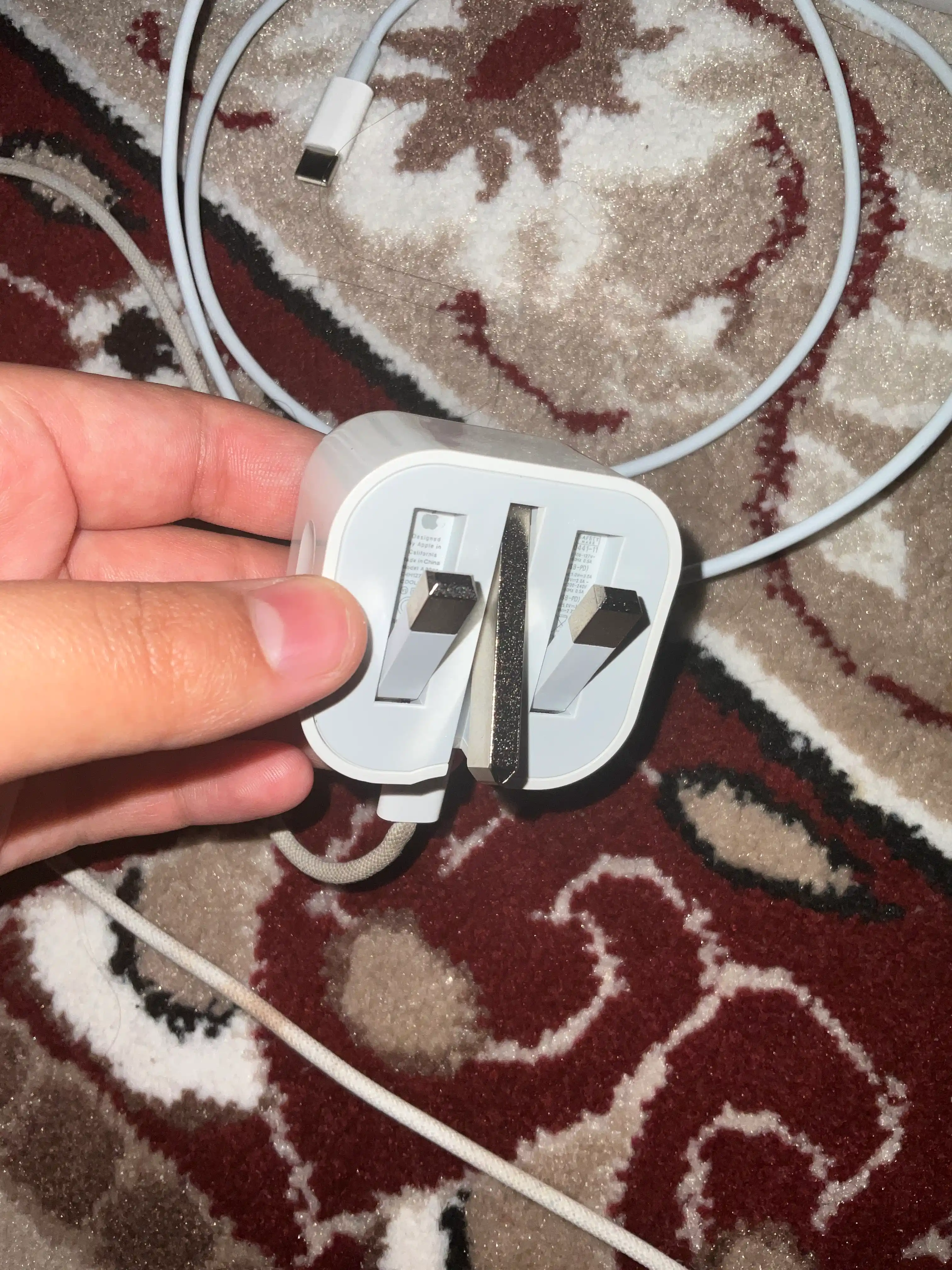 Зарядка 20W для iPhone с Lightning кабелем, переходник в подарок, гарантия 1 год