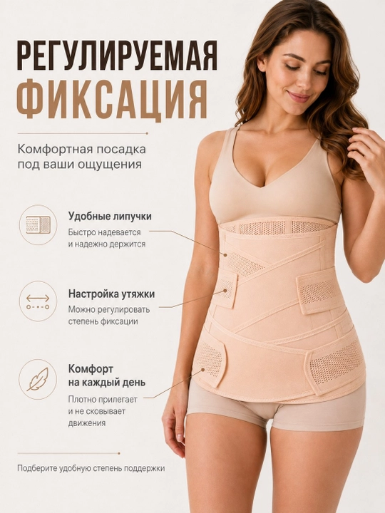 Бандаж для беременных, пояс корсет женский бандаж, корсет для женщин, универсальный 4 в 1