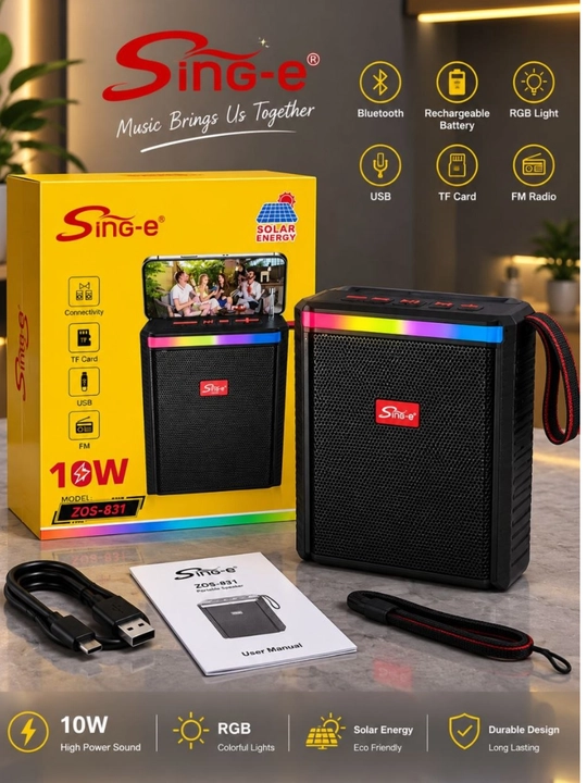 Portativ Simsiz Karnay — TF Card, USB, FM - 