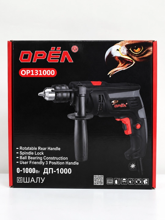 ORYOL elektr drel, zarbli drel 1100W 13mm