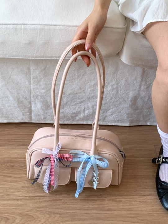 Ayollar sumkasi yelkama, bantikli mini sumka yelkaga, Y2K baget, Pinterest