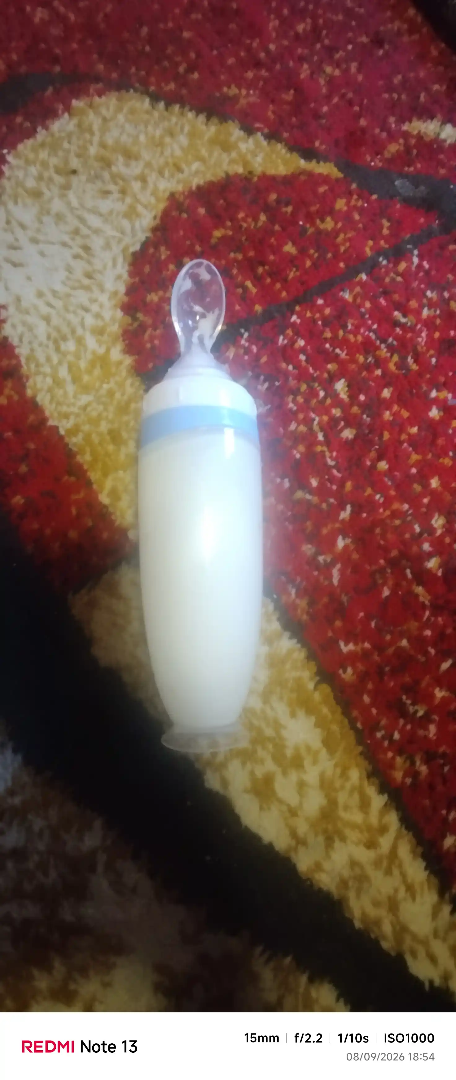 Chaqaloqlarni qulay, osson ovqatirish uchun qoshiqchalik shisha, xavfsiz, silikon