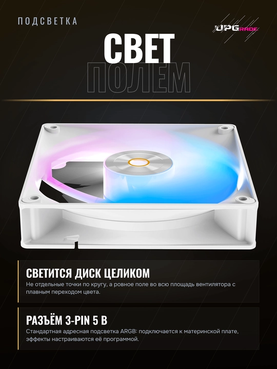 Вентилятор для корпуса Ocypus Delta F12 ARGB 120 мм