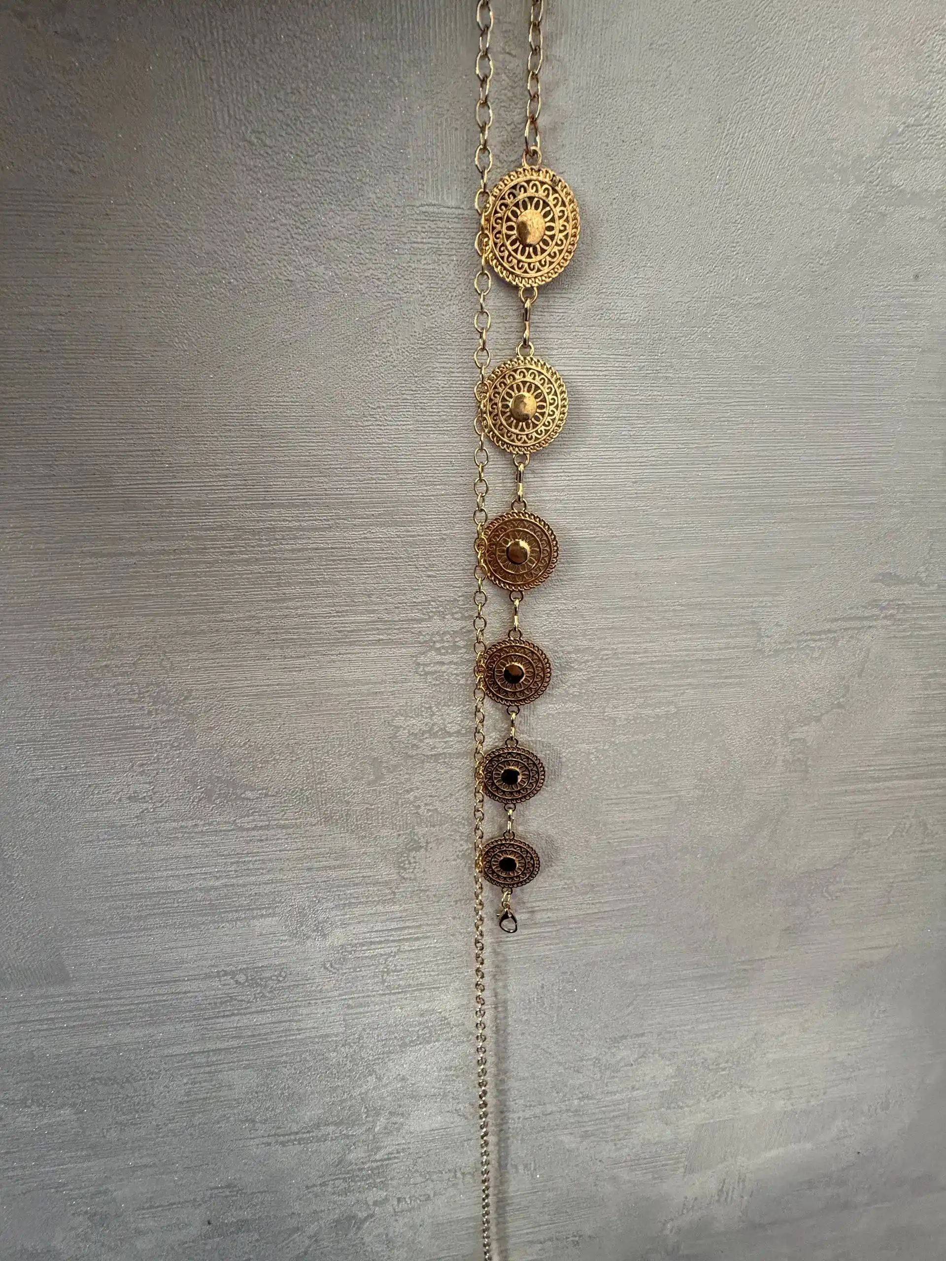Zanjirli belbog ayollar uchun metall belbog y2k kamar