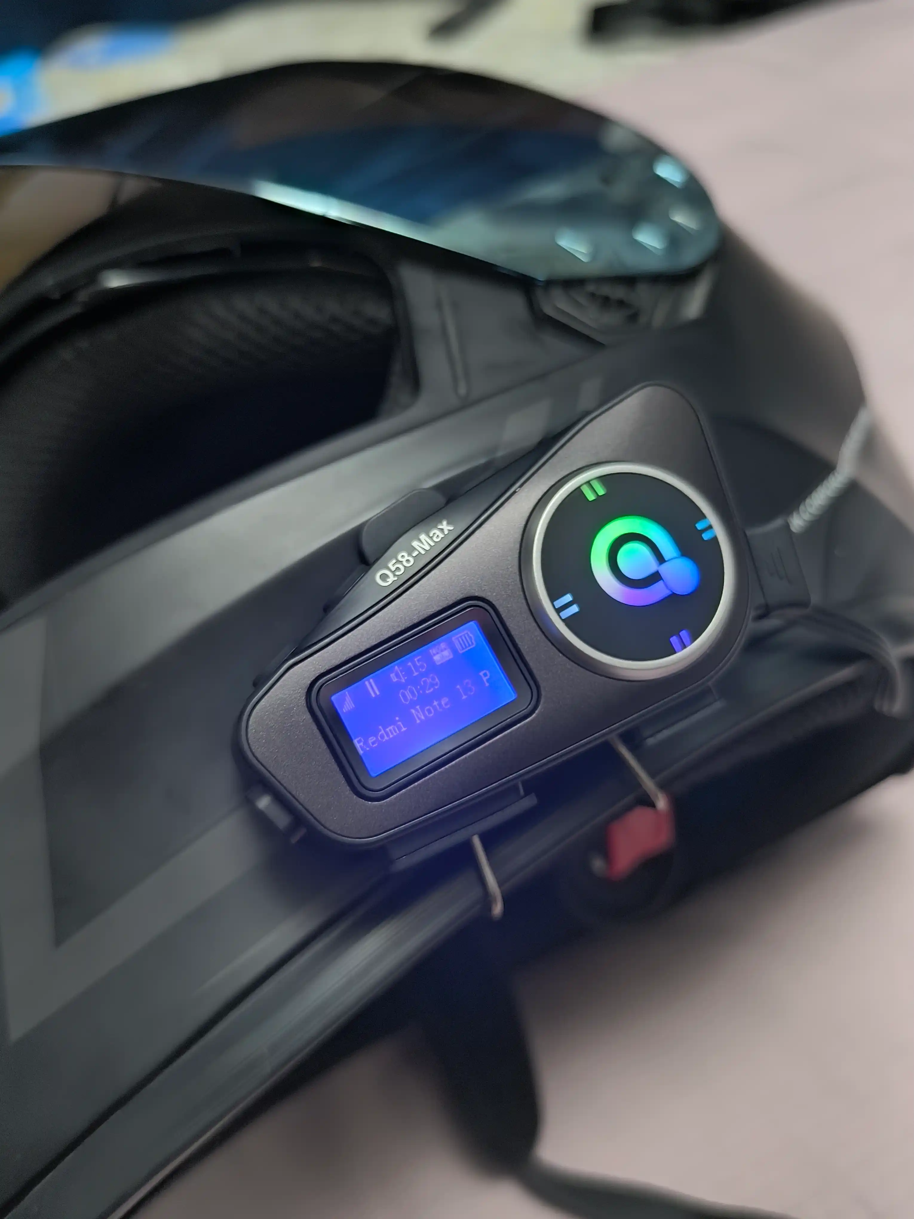 Bluetooth гарнитура для мотошлема Q58-MAX 1000мач