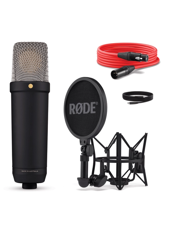Rode NT1 5th Generation studiyaviy kondensatorli mikrofoni, gibrid XLR/USB