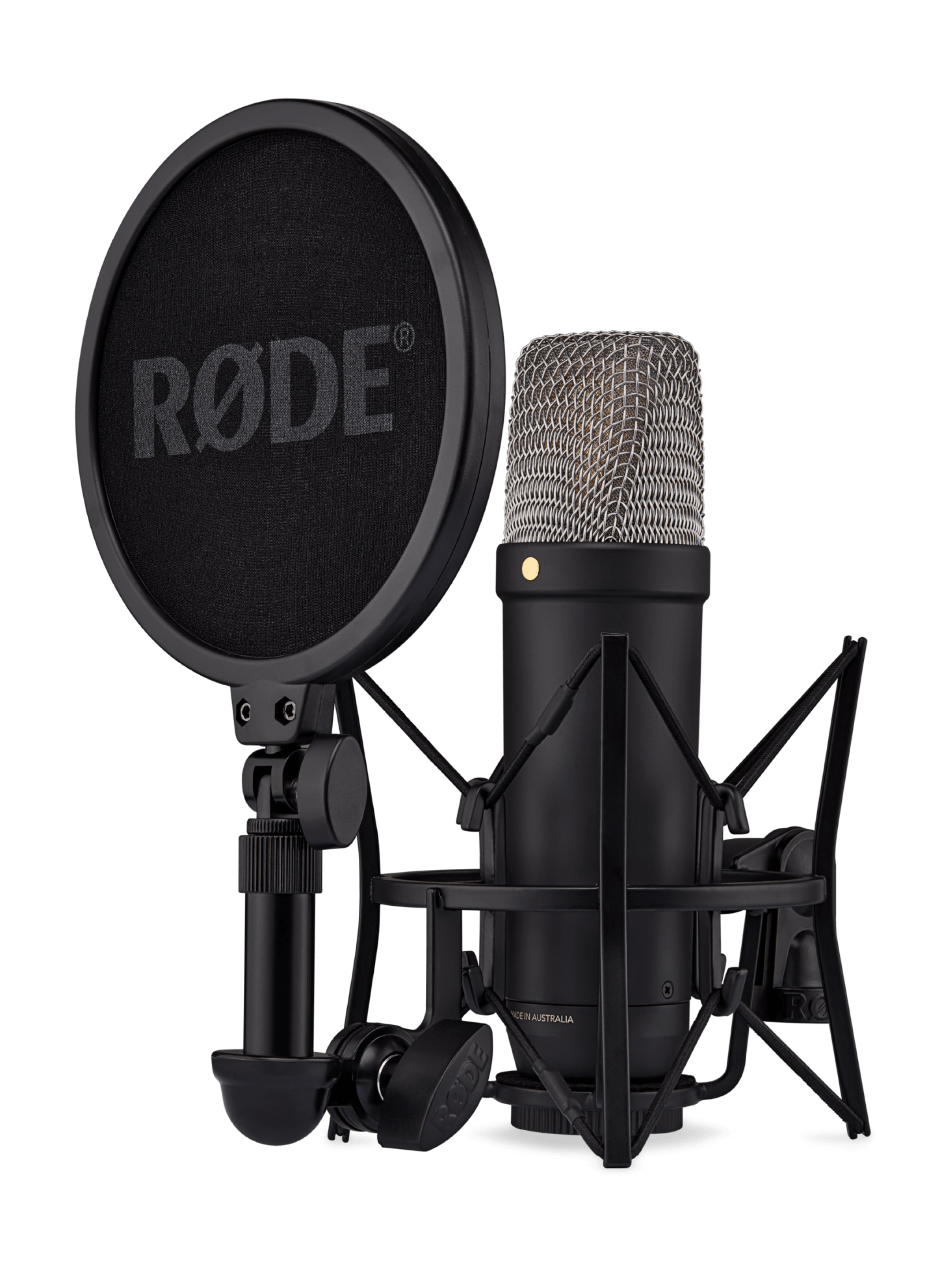 Rode NT1 5th Generation studiyaviy kondensatorli mikrofoni, gibrid XLR/USB