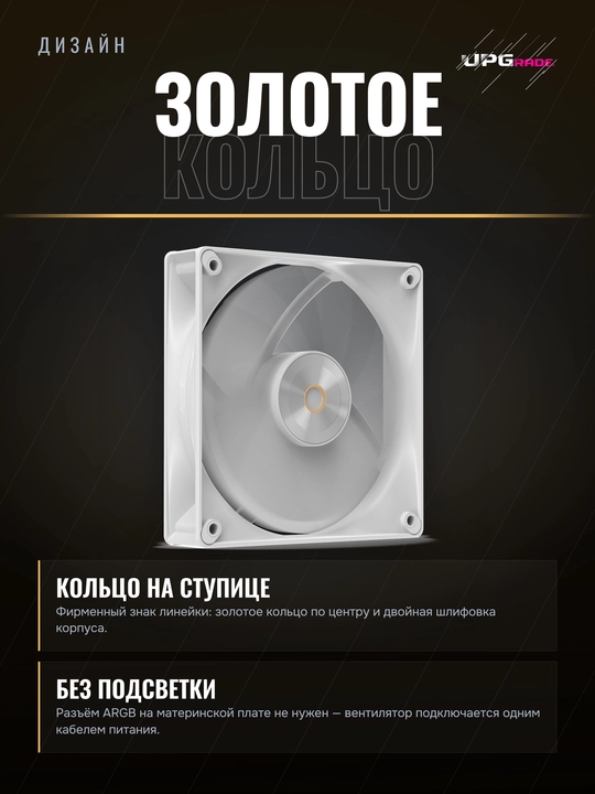 Korpus uchun ventilyator Ocypus Delta F12 120 mm