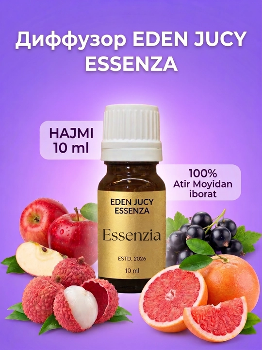 Havo namlagich, havo tozalagich, aromadiffuzor uchun efir moyi aromatizatori - 