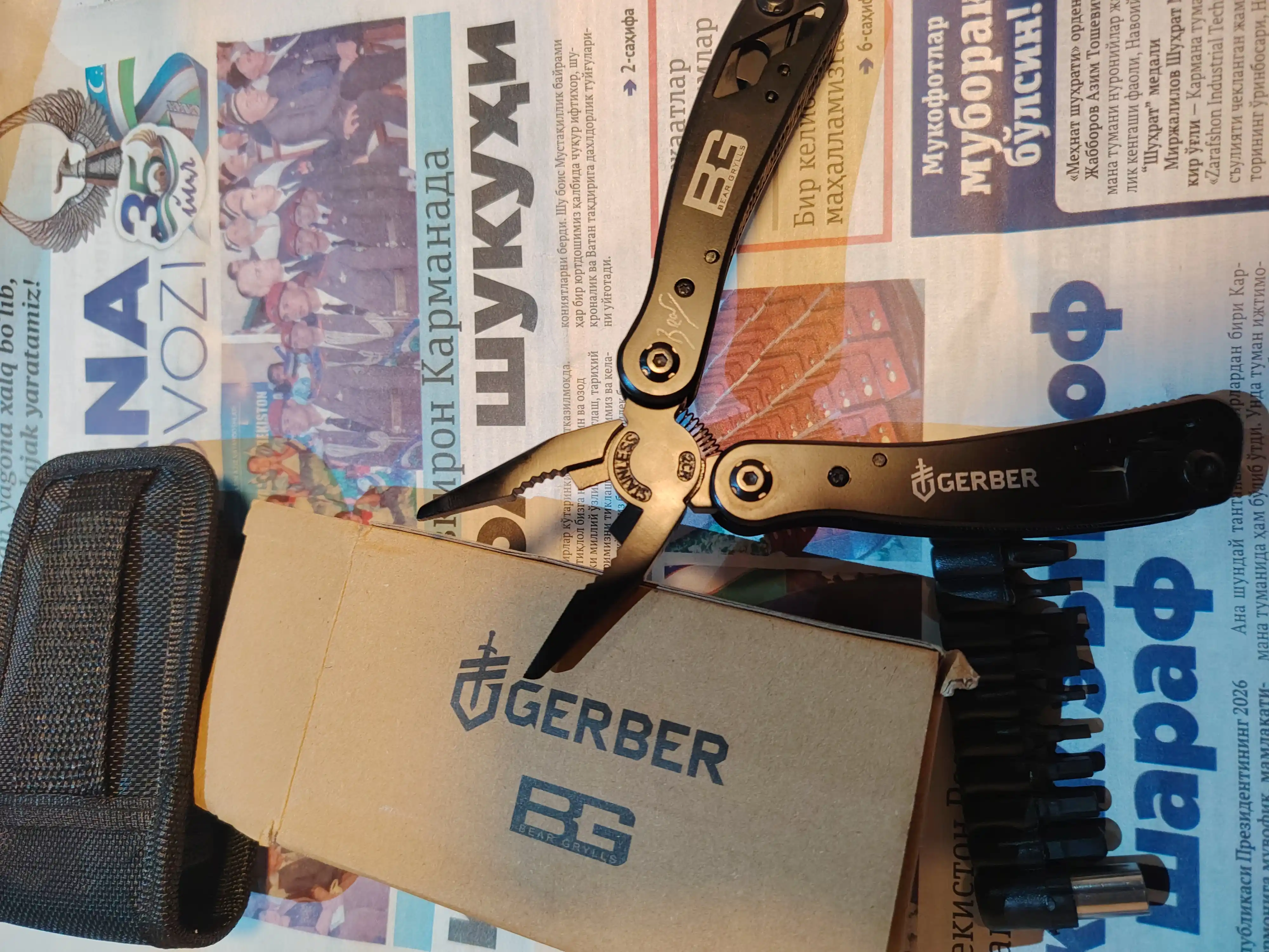 GERBER multitool bitlar to‘plami bilan