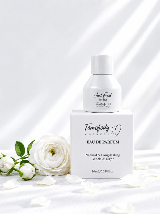 Ayollar uchun intim hushbo'ylangan atir - Tomofody Just Feel For Her Eau de Parfum 10 ml - 