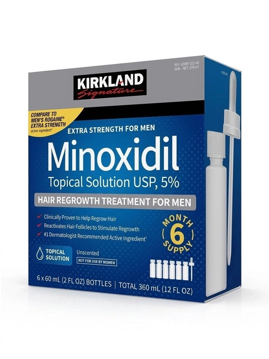 Миноксидил для роста бороды и волос Kirkland Minoxidil 5% 60 мл - 