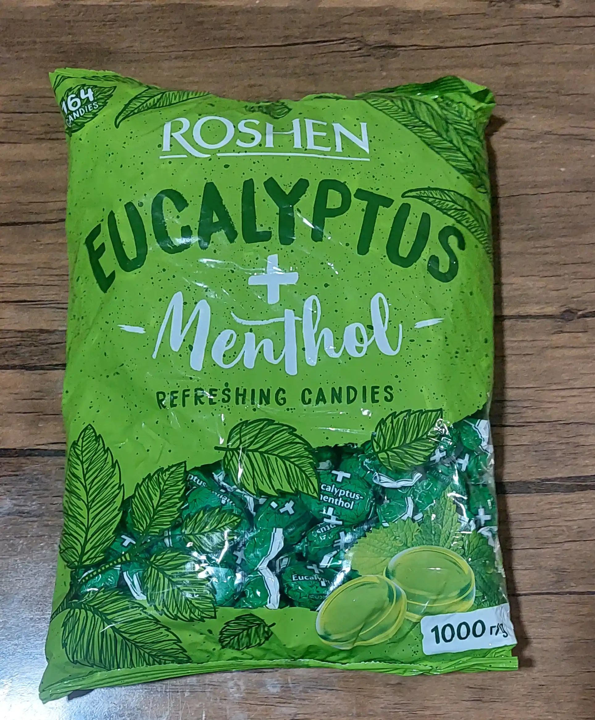 Конфеты Roshen, эвкалипт-ментол, 1 кг