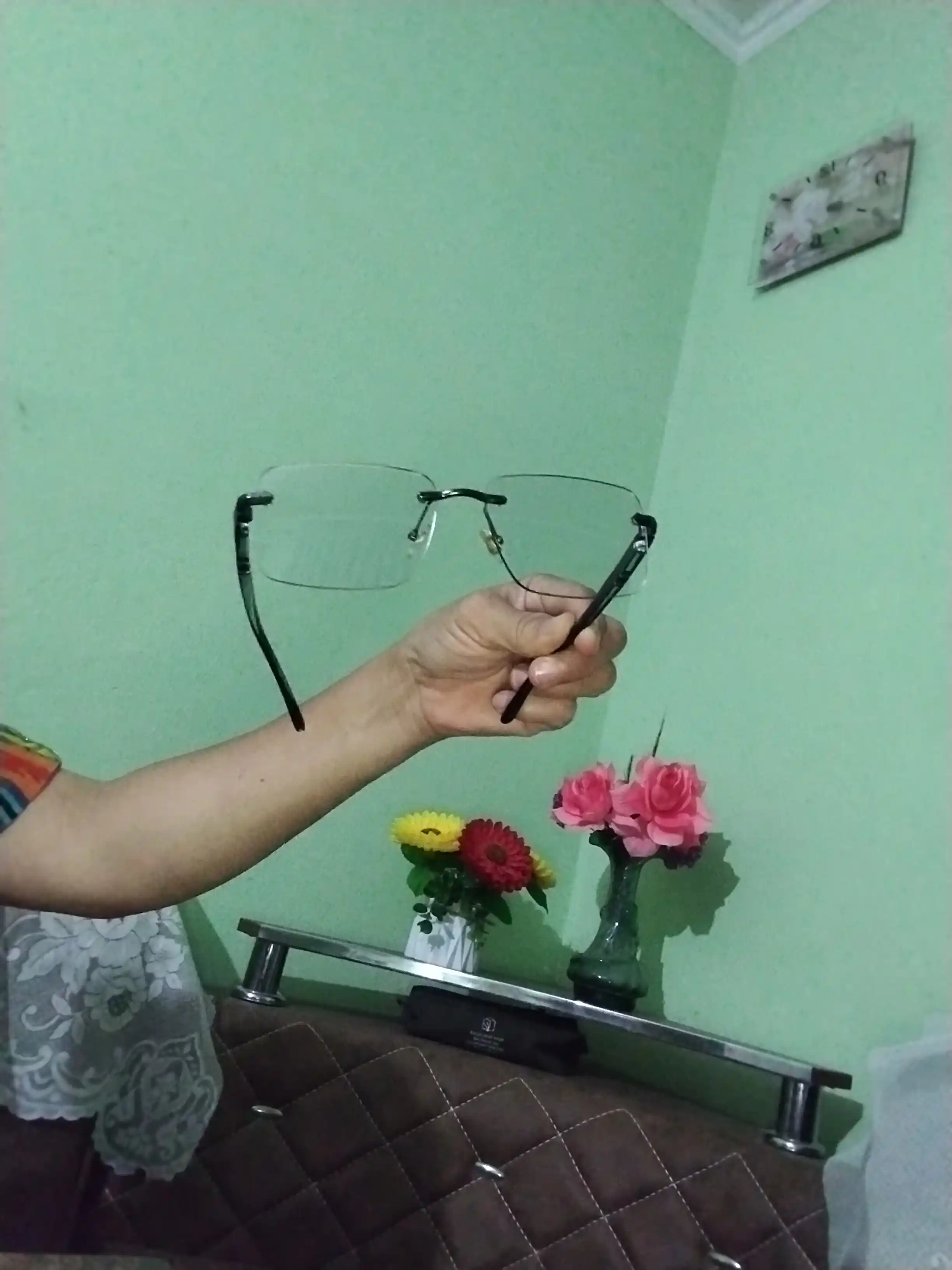 Erkaklar uchun xameleon va komp+telefon himoya ko'zoynak (g'ilofsiz)