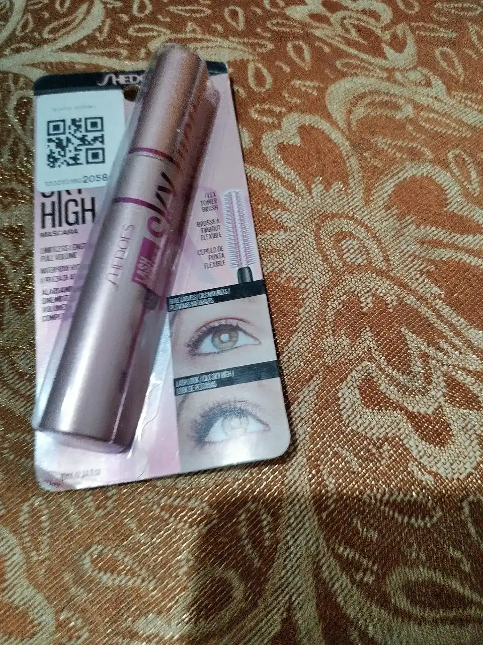 Kipriklar uchun tush, uzaytiruvchi, hajmli, qora, 10 ml
