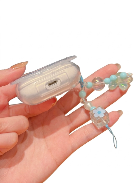 Красивый чехол для AirPods с брелоком и подвеской