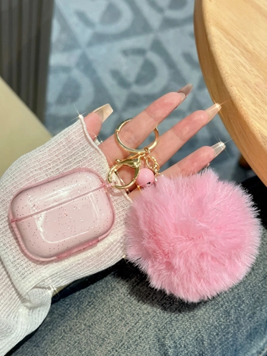Красивый чехол для AirPods с брелоком и подвеской