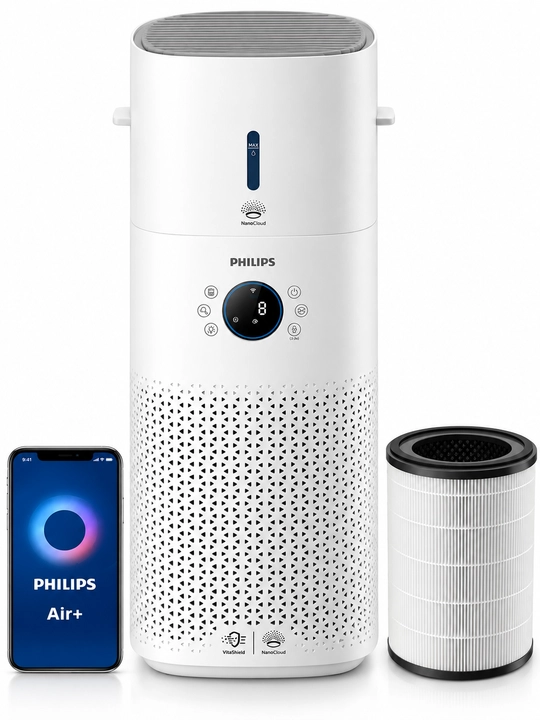 Очиститель и увлажнитель воздуха 2в1 Philips AC3737, климатический комплекс