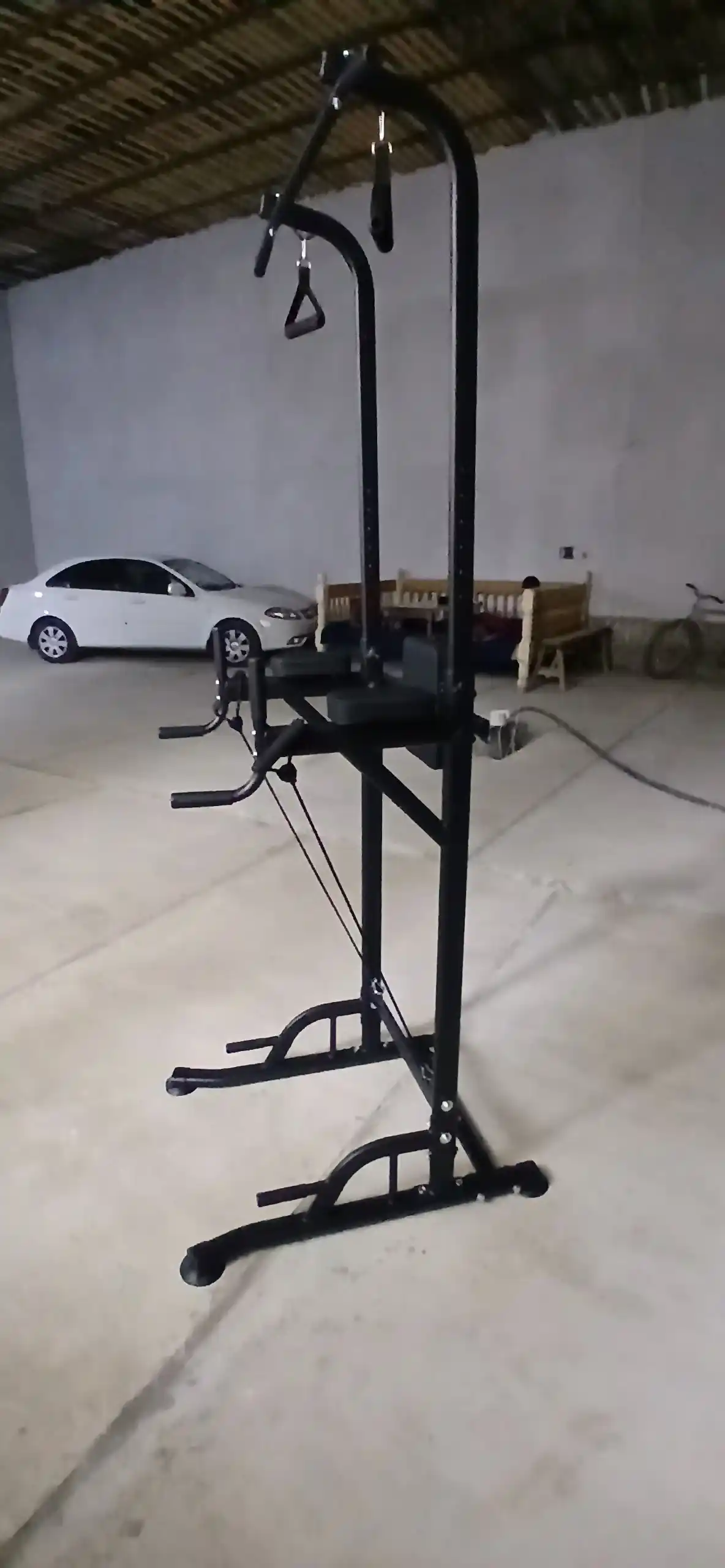 3 ta 1 da turnik bruslar va presstrenajyor balandlik bo‘yicha sozlanadigan sport jihozlari