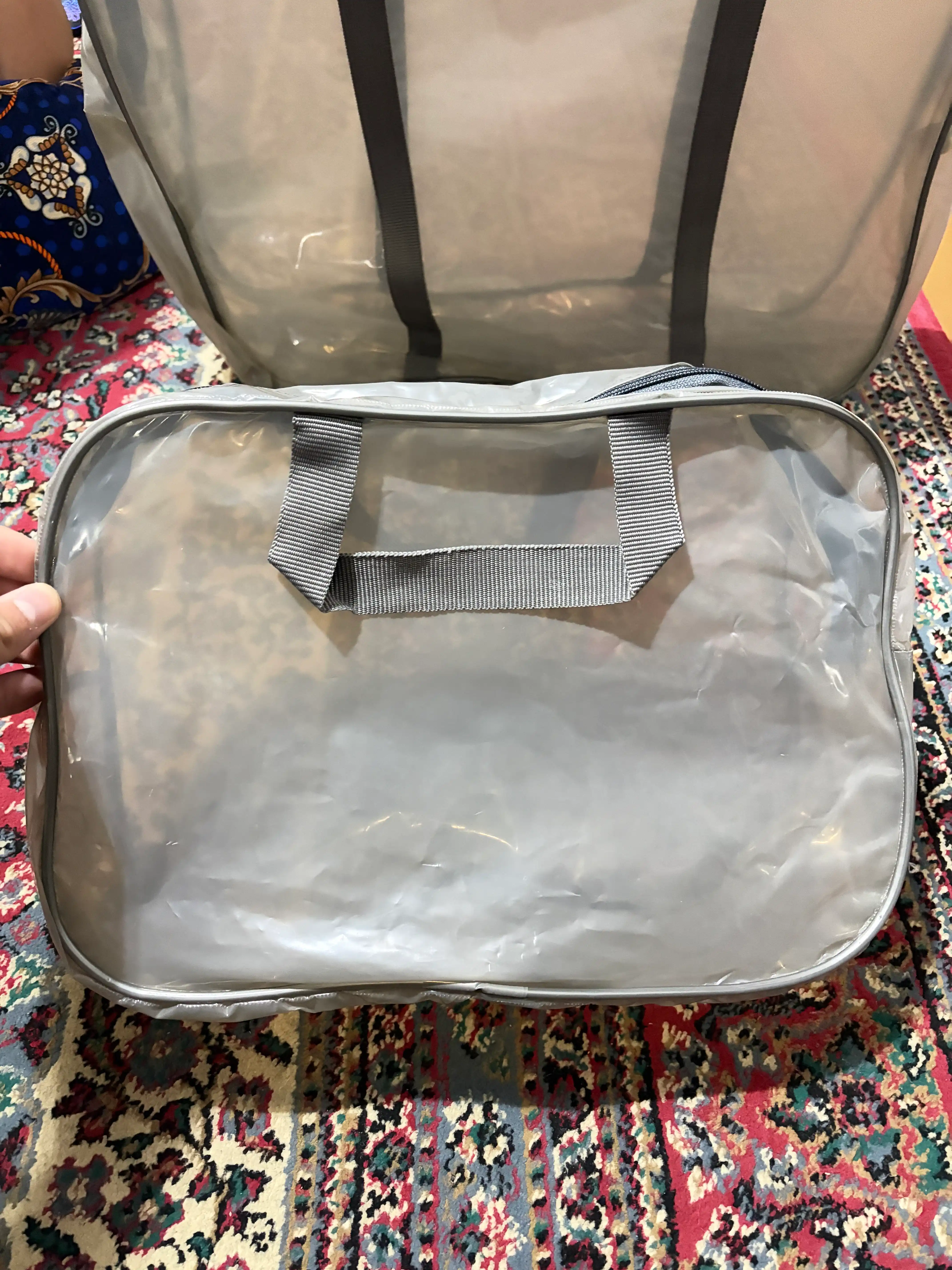 Сумки в роддом для мамы и малыша, набор 3 шт, прозрачные, вместительные, органайзер