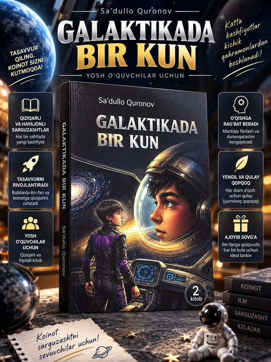 Galaktikada bir kun, Sa’dullo Quronov, 2-kitob - 