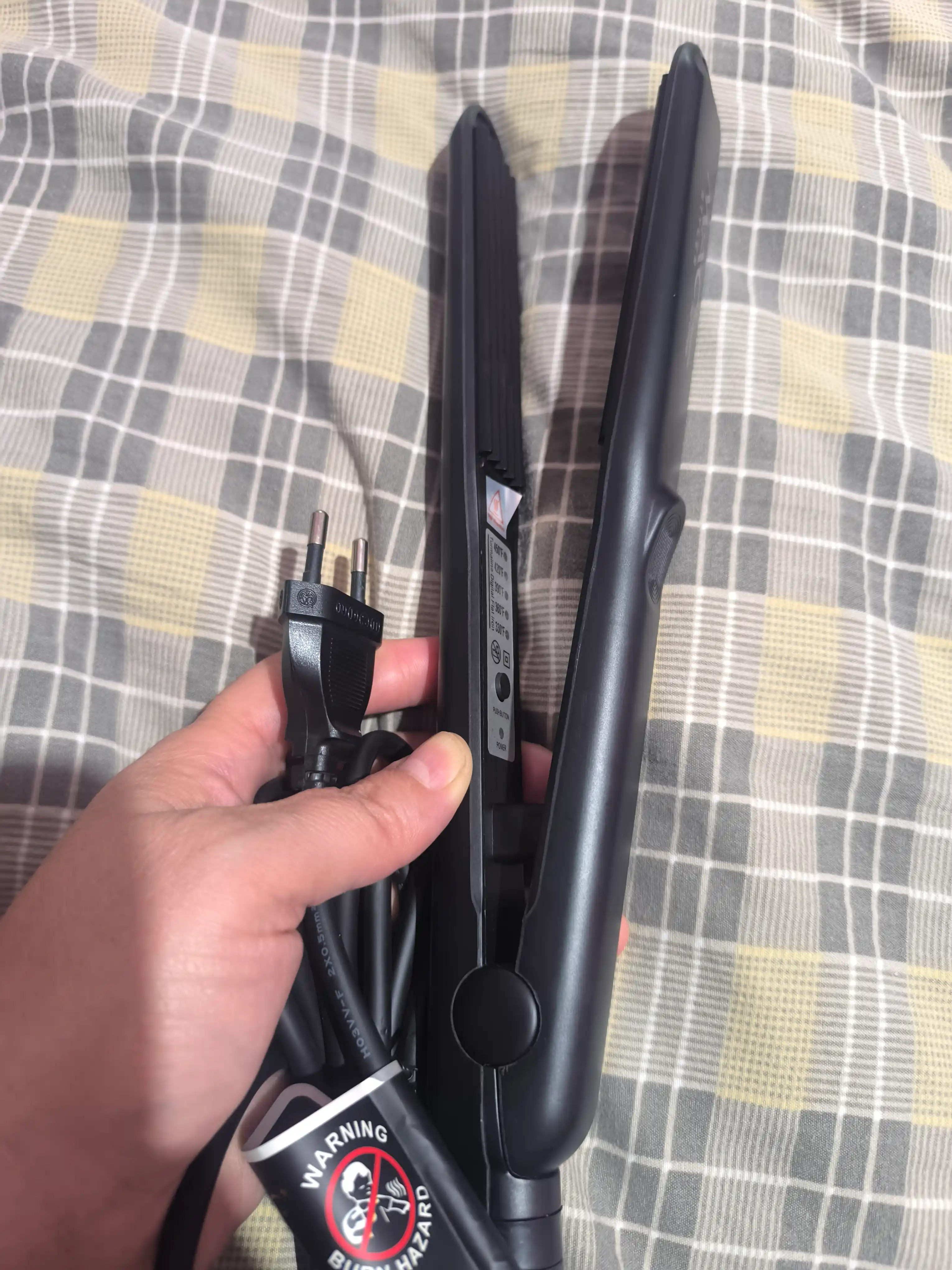 Professional gofrirovka soch uchun dazmol, MAC Styler MC-3083, keramik plastinali