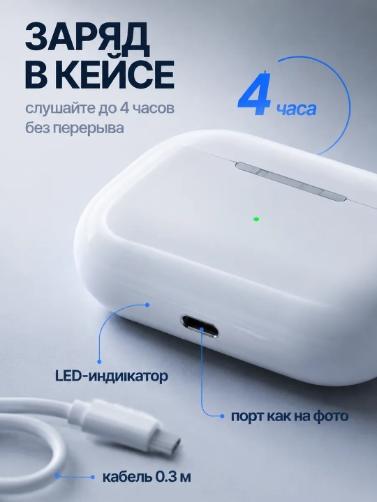 IPhone va Android uchun A.Pods PRO 2 simsiz quloqchinlari