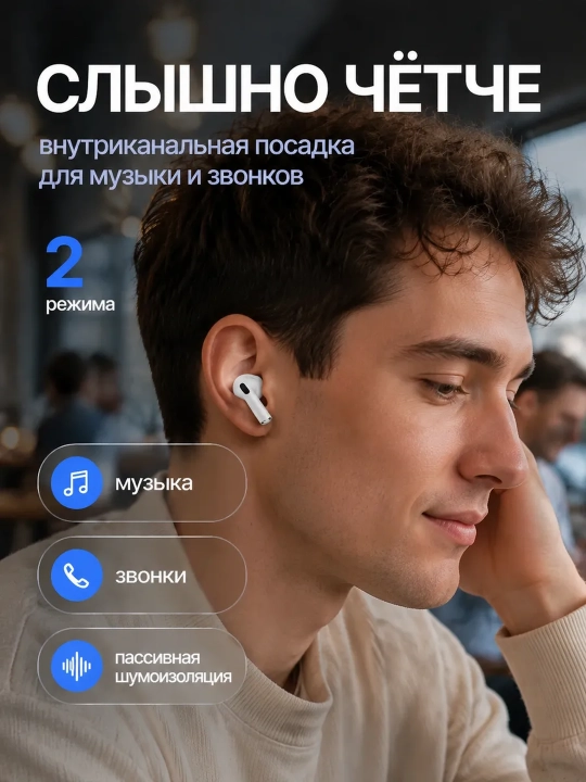 IPhone va Android uchun A.Pods PRO 2 simsiz quloqchinlari