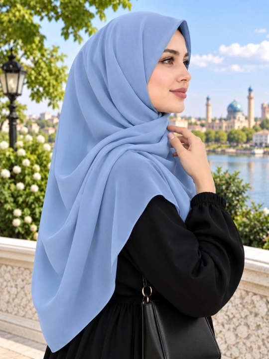 Ro'mol,Misr ro'moli,ayollar hijob ro'moli,katta ro'mol 140x140,krep-shifon yengil ro'mol