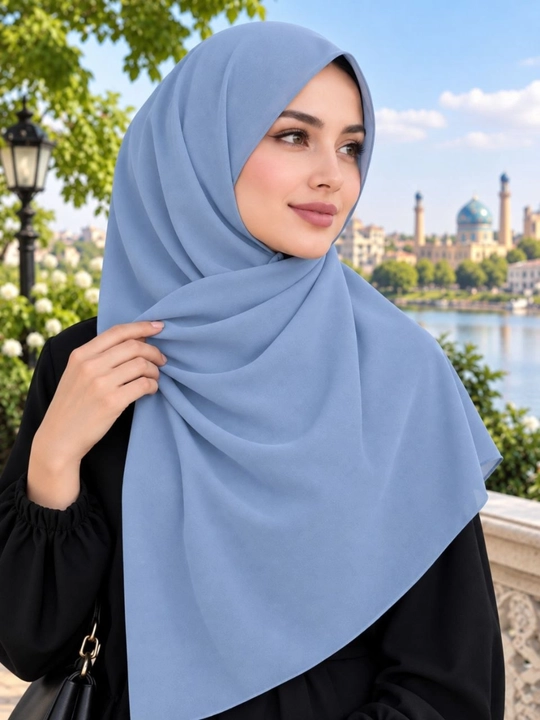 Ro'mol,Misr ro'moli,ayollar hijob ro'moli,katta ro'mol 140x140,krep-shifon yengil ro'mol