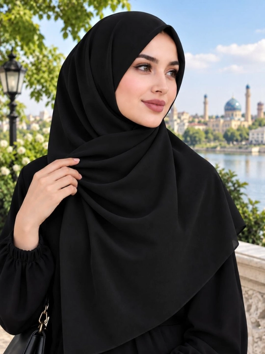 Ayollar hijob ro‘moli, zamonaviy Misr uslubidagi ro‘mol (140x140)