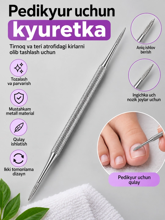 Pedikyur uchun kyuretka - 