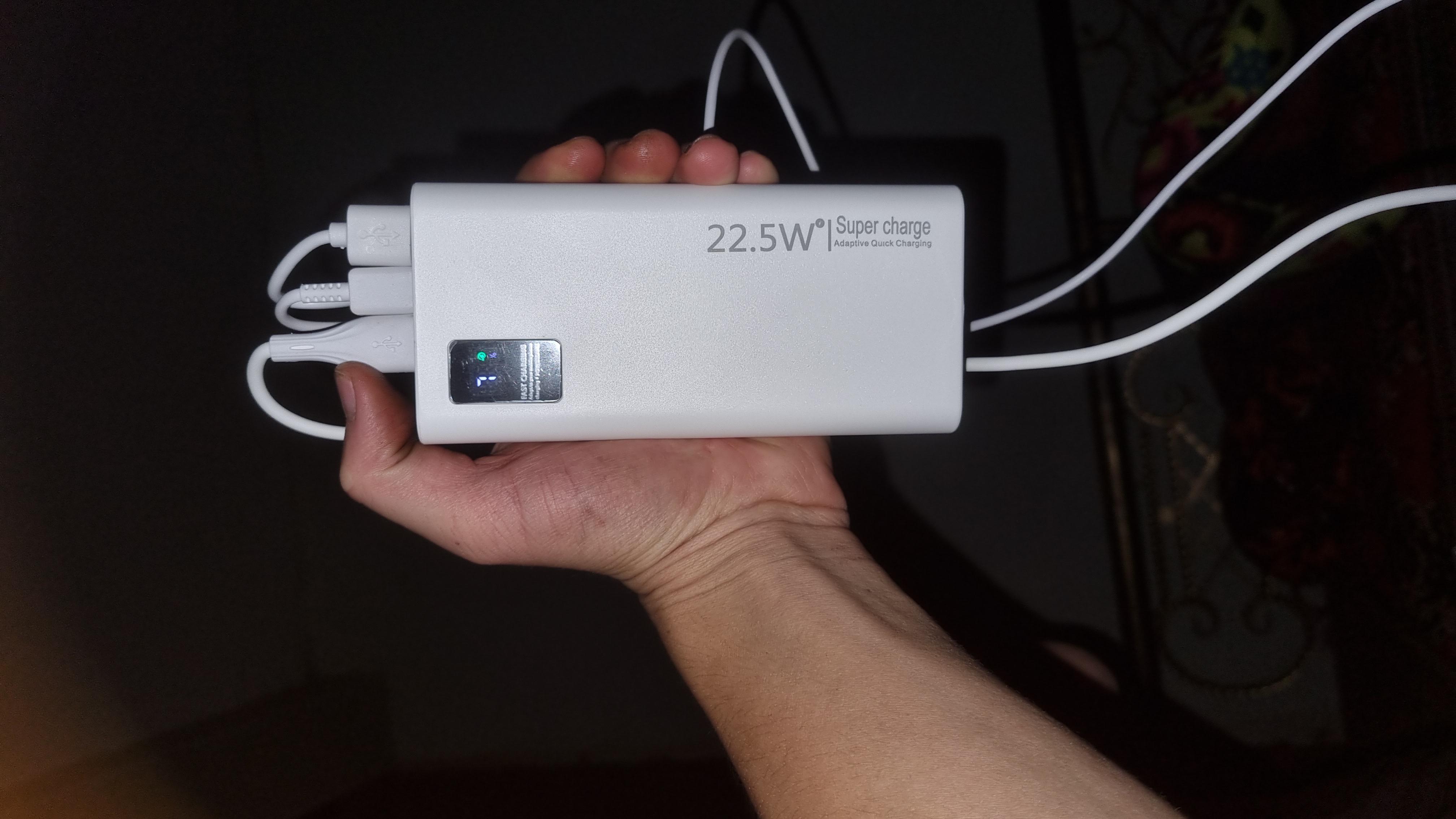 Внешний аккумулятор 20 000 mA/h 22.5 W c быстрой зарядкой