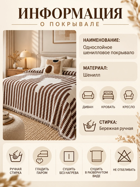 Divan va kreslolar uchun yopinchiq-pled, mebel uchun universal g‘ilof, choyshab 230x180 sm