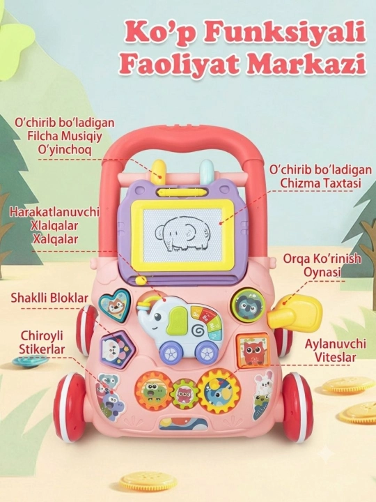 Tolkunok, xodunki, bolalar uchun o‘yin markazi, rivojlantiruvchi o‘yinchoq - 
