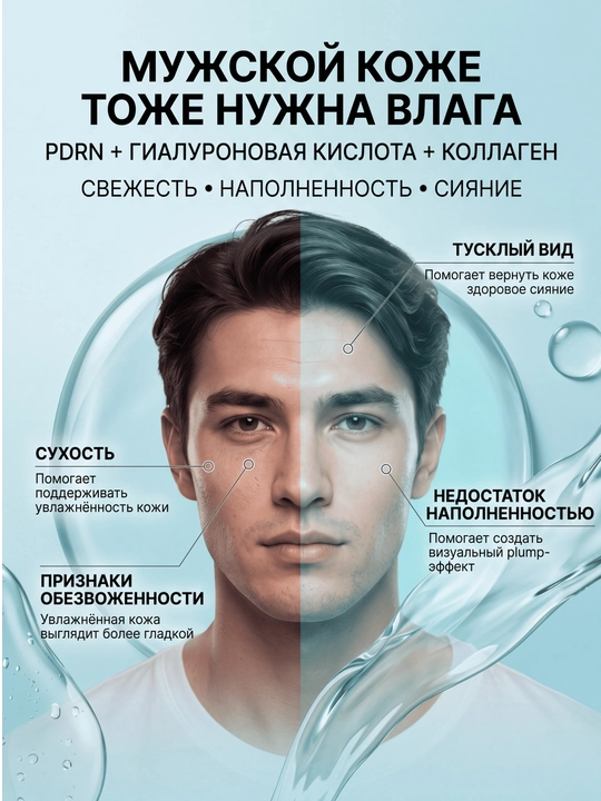 ANUA PDRN 100 — сыворотка с гиалуроновой кислотой для увлажнения и сияния кожи, 30 мл
