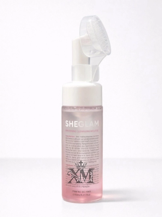 Пенка для умывания Sheglam, очищающая, увлажняющая, с массажной щеточкой