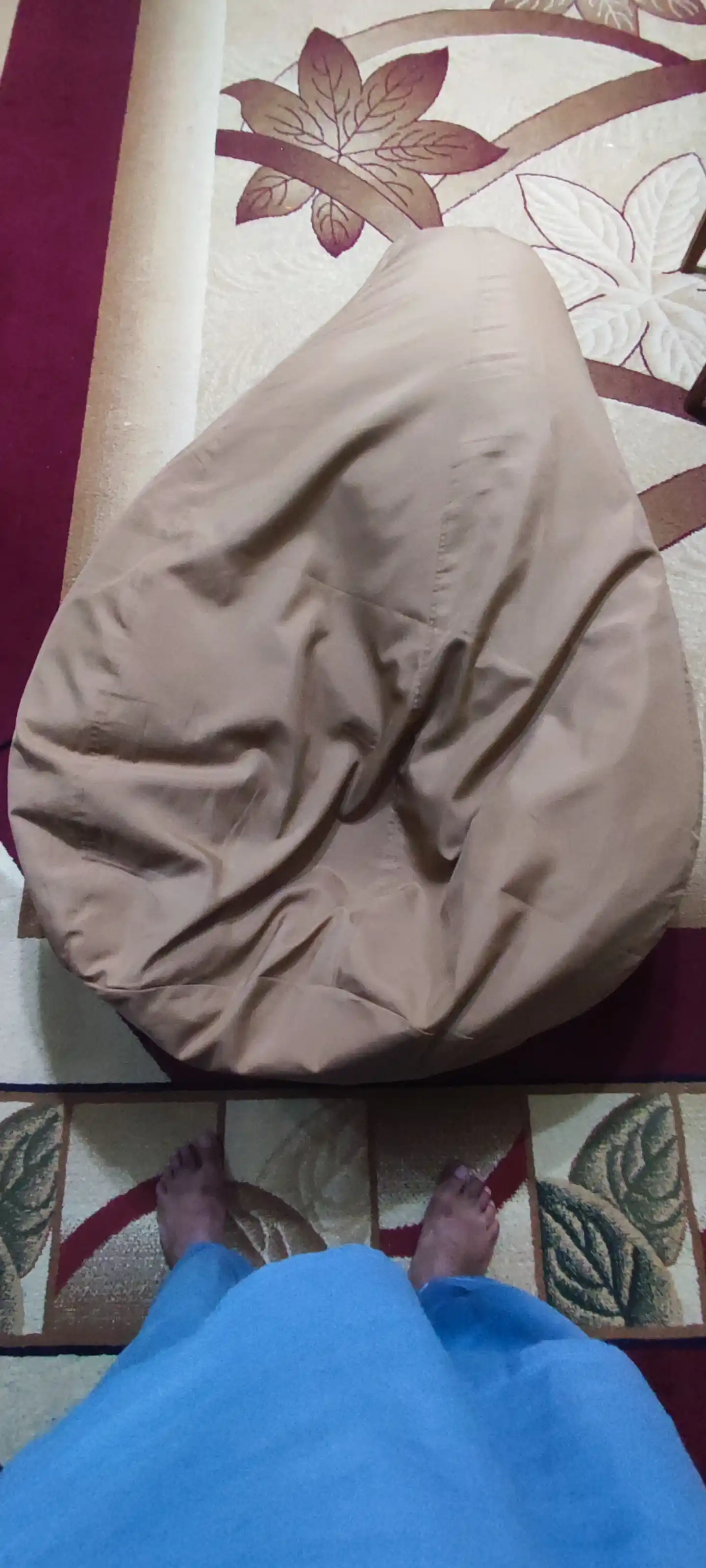 Большой кресло мешок Bean Bag размер XXXXL, мягкий пуфик-бинбег из ткани габардин
