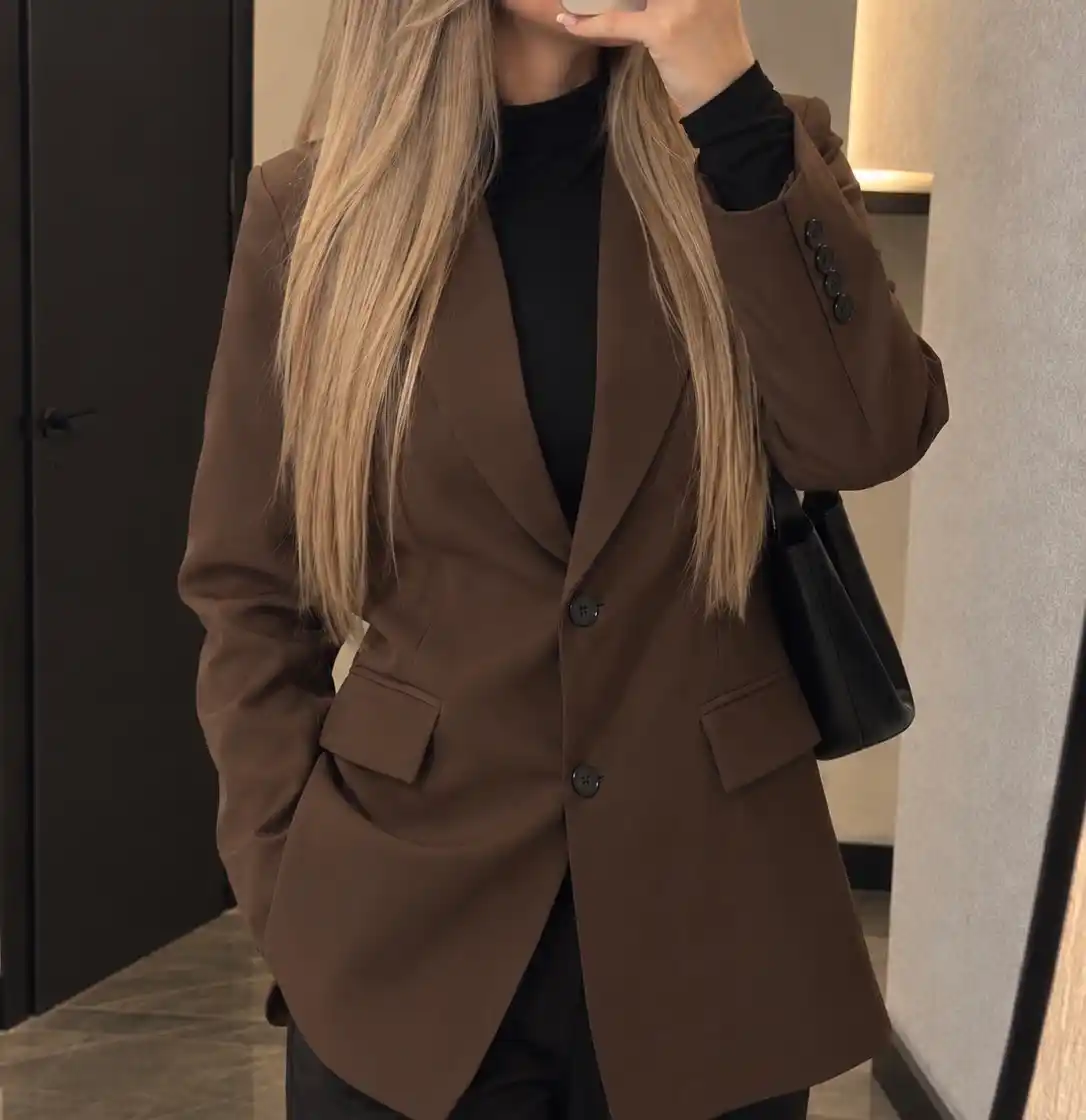 Ayollar pidjagi, kuzgi kostyum ayollar uchun, o'qish va ish uchun ayollar kostyumi