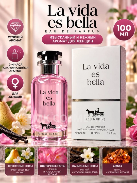 Ayollar atiri, parfumlangan suv 100ml - 