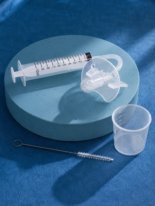Bolalar uchun dori dozatori, shprits va emzik, suyuq dori berish uchun, 5 ml