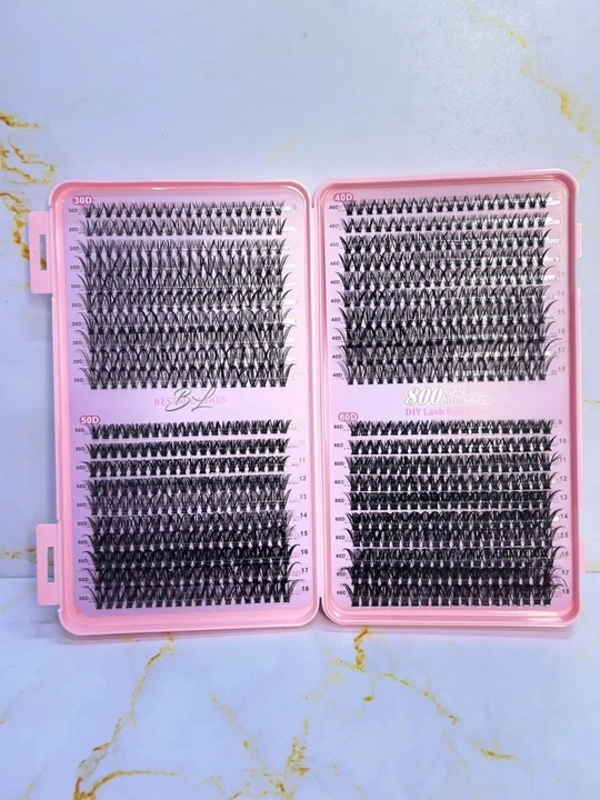 Набор для наращивания ресниц DIY – с пучками 10D, 20D, 30D, 40D