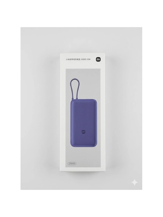Xiaomi Power Bank 20000 mAh 33W Быстрая зарядка, портативный аккумулятор