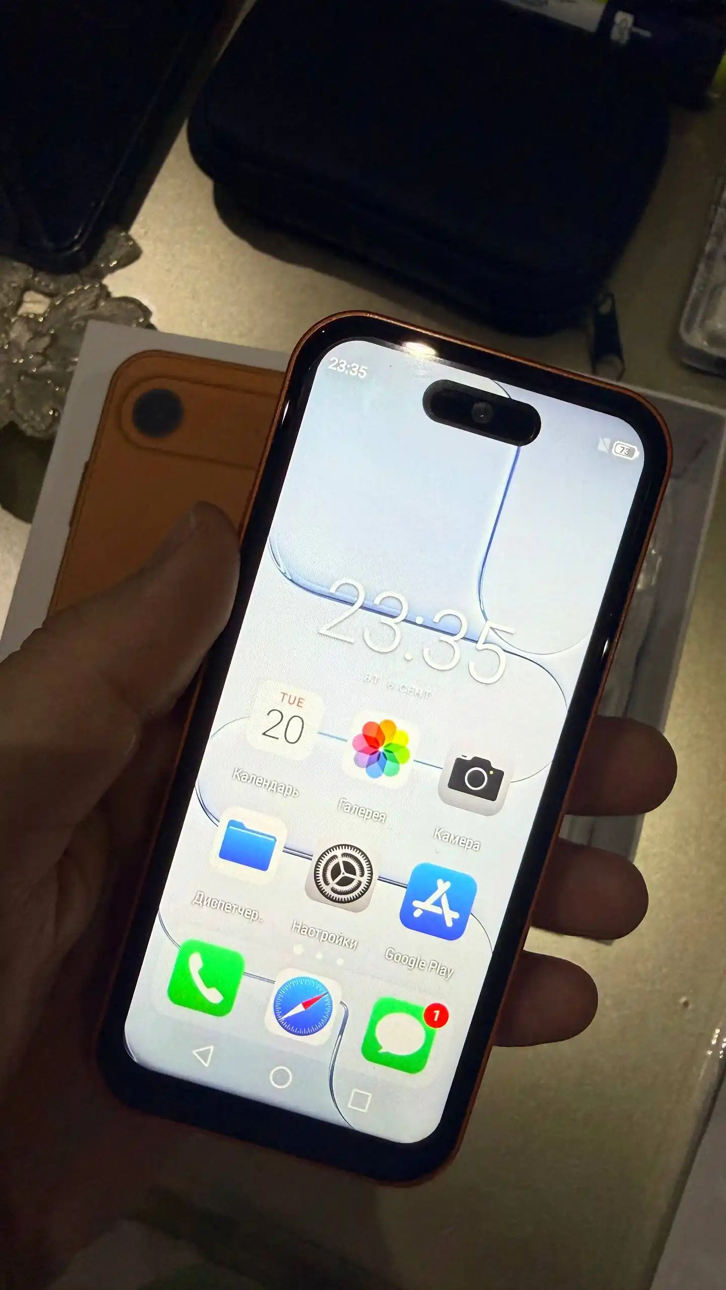 Bolalar uchun ixcham Air mini sensorli telefoni, 2 SIM