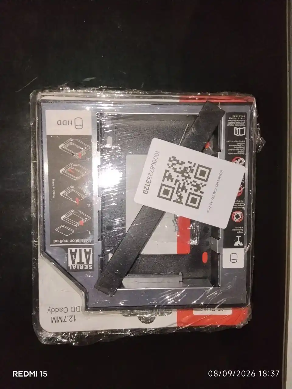 Салазки 12.7 мм и 9.5 мм optibay переходник dvd ssd hdd адаптер вместо дисковода Caddy