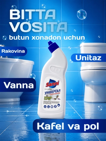 Sanni Universal universal tozalash vositasi, 700 ml