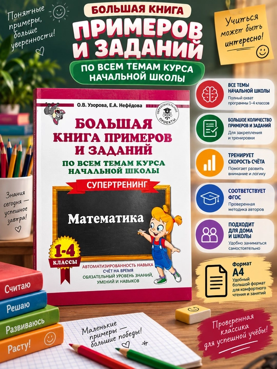 Katta misollar va topshiriqlar kitobi, Olga Vasilyevna Uzorova - 