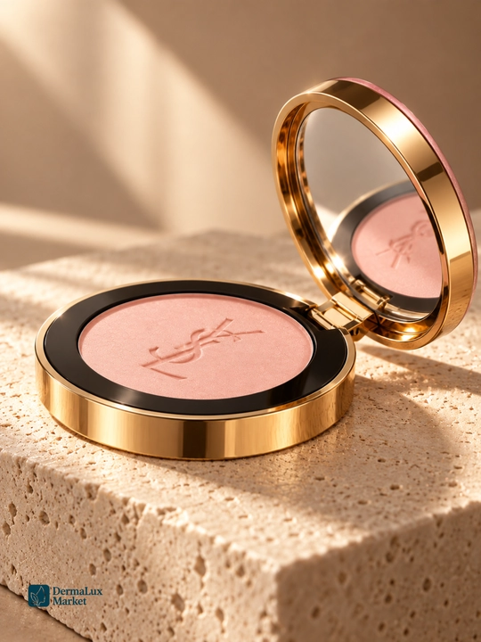 Yuz uchun rumyana Yves Saint Laurent Make Me Blush, yonoqlar uchun ixcham quruq rumyana